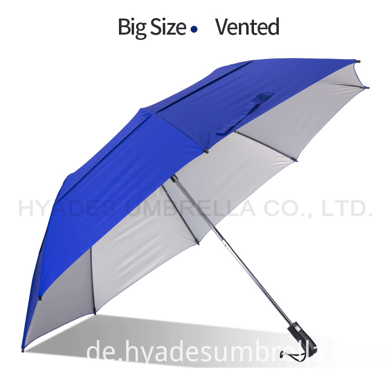 Double Layered Falten Golf Regenschirm Double Layered Folding Golf Umbrella
